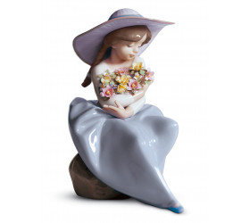  Статуэтка "Девушка с ароматным букетом", Lladro (Испания) 